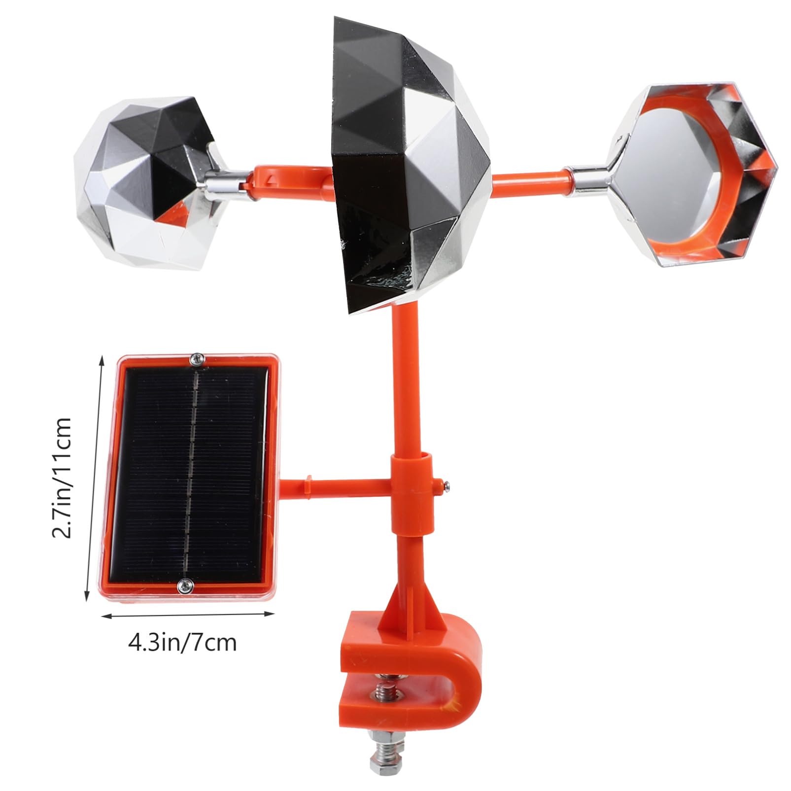 SUPVOX per uccelli riflettente Dispositivo per uccelli con voce deterrente deterrenti corvo spaventapasseri Forniture strumento fornitura giardino plastica