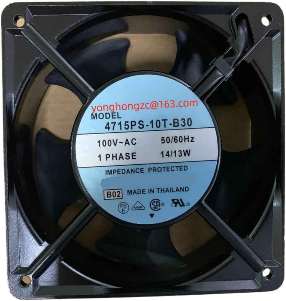4715PS-10T-B30 B02 AC 100V ventilateur axial compact pour refroidissement industriel