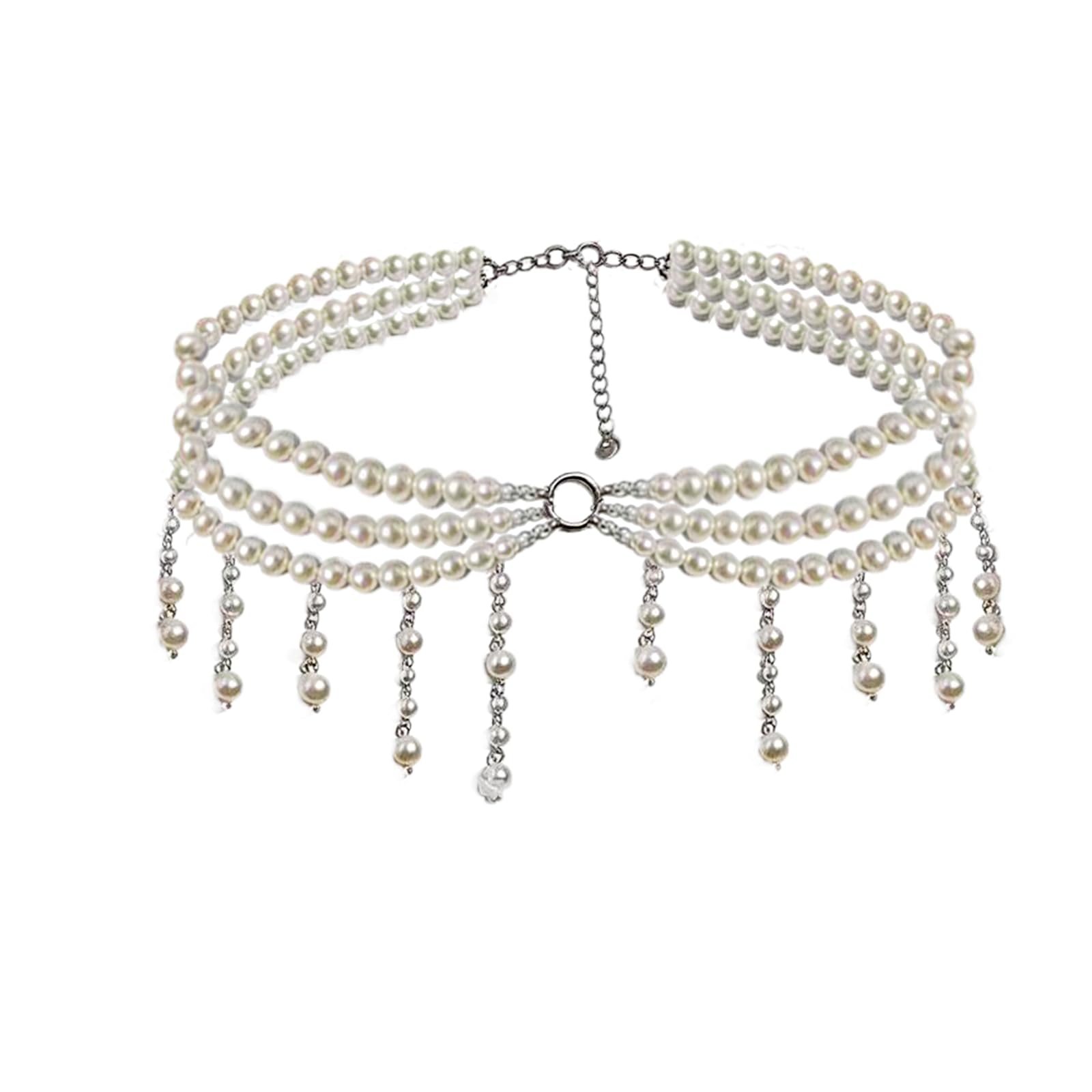 Multi Layered Pearl Waist Chain Starfish Seashel Pendant Belly Chain Belt for Women Sexy Bikini Body Accessories Rave Summer Beach Body Jewelry-image-10