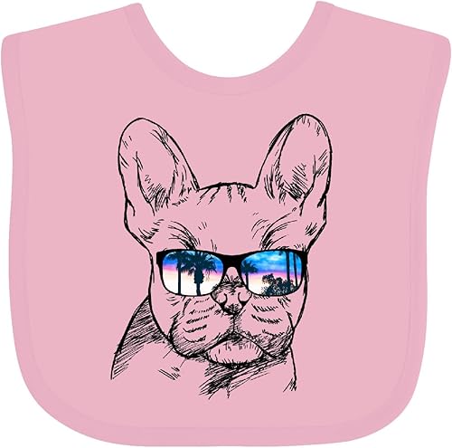 Miniatura 10 de inktastic Babero de bebé con lentes de sol Bulldog francés