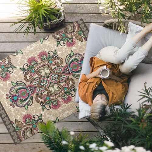 Tapis d'extérieur oriental classique 80x120 pour sublimer votre balcon - 3