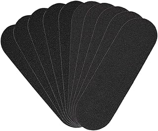 Sandpapers Coarse Fine 10pcs Replacement Sandpapers for Stainless Steel Double Sided Foot Rasp File Dead Skin Hard Skin Cuticle Callus Remove Pedicure Care Tool