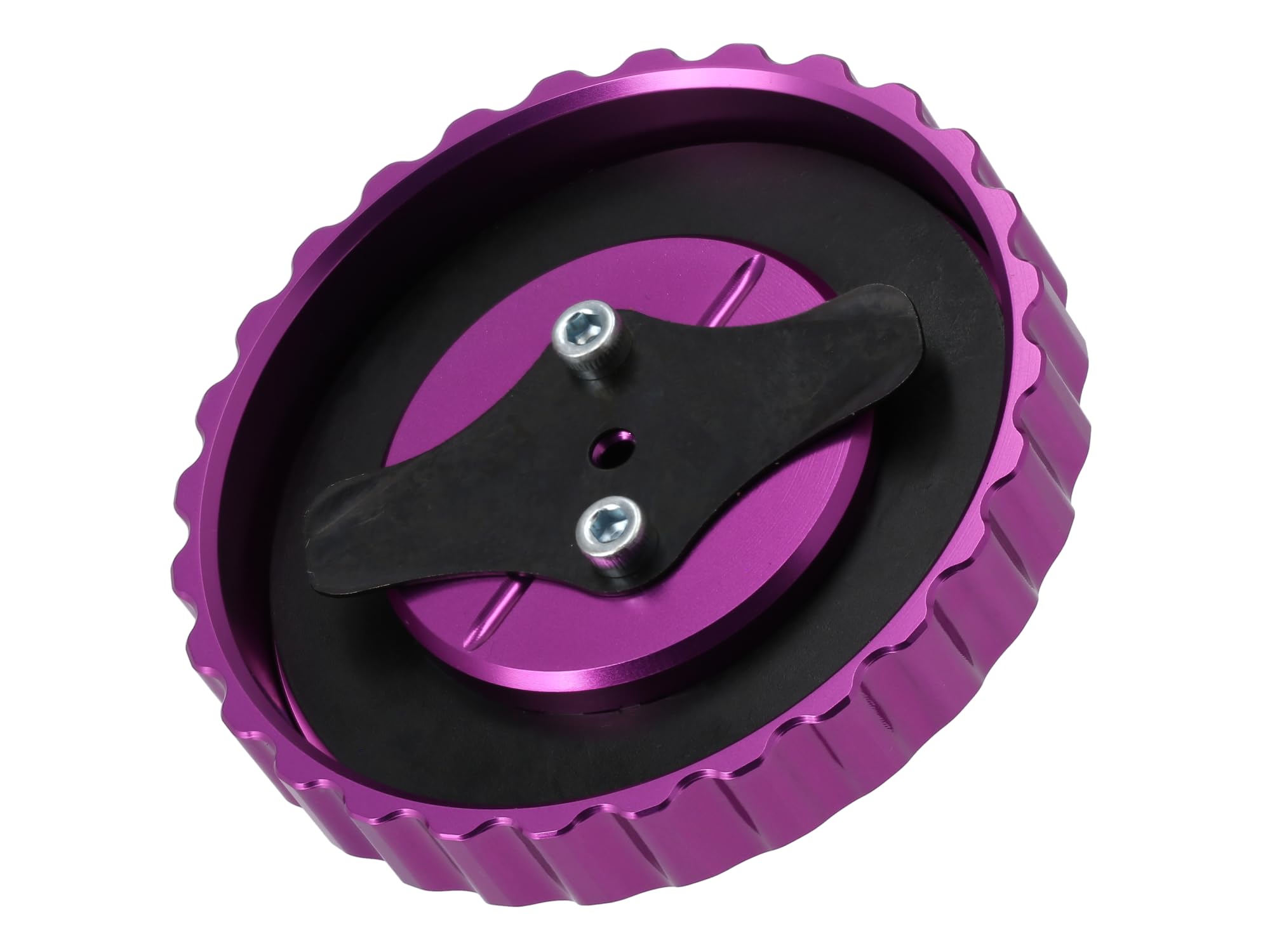 CNC Tankdeckel mit Entlüftung, "Sport Optik", Violett - für Simson S50, S51