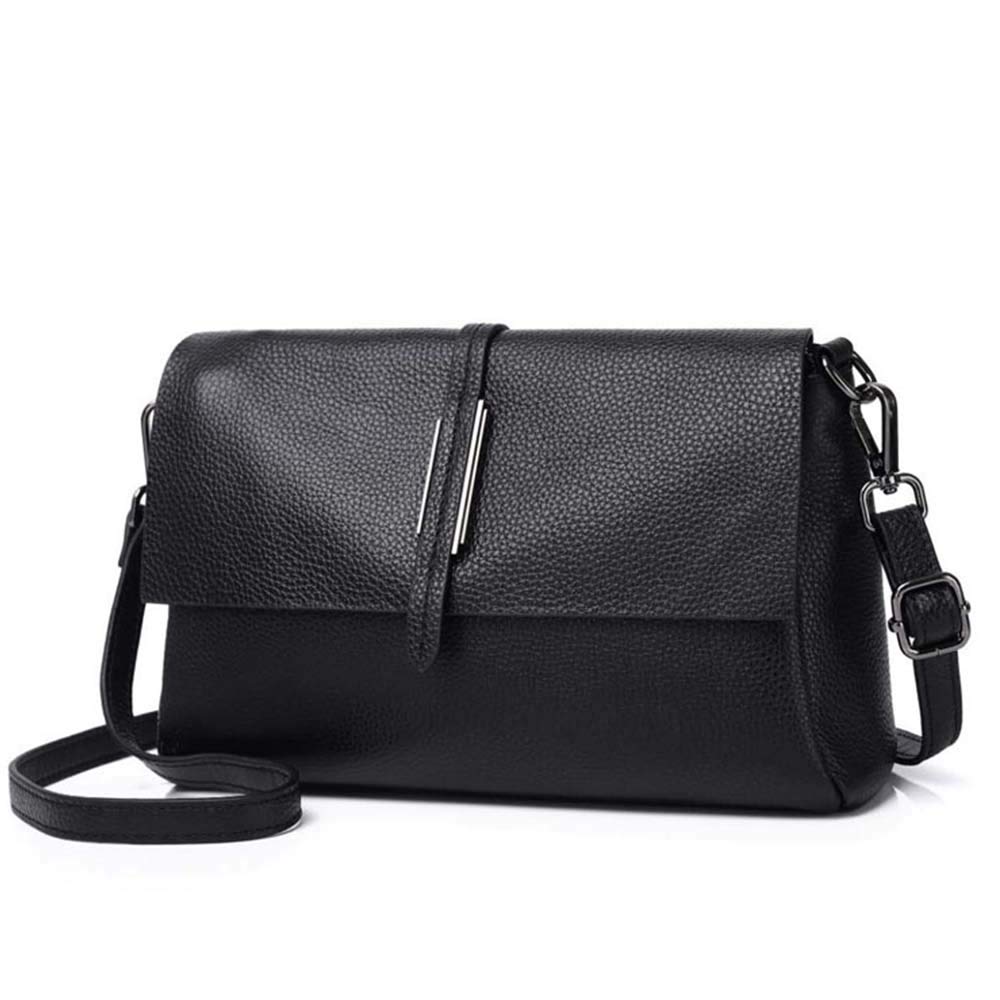 100% Women cowhide genuine leather small shoulder bag purse soft full grain leather crossbody bag purse