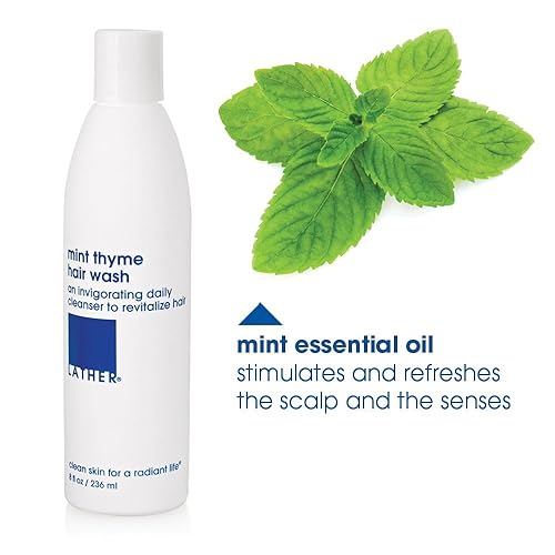 Miniatura 4 de LATHER Appoint-Mint - Juego de champú hidratante diario suave, acondicionador desenredante y mascarilla acondicionador sin enjuague, sin sulfato