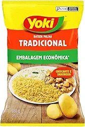 Batata Palha Frita Tradicional Yoki Pacote 380g Embalagem Econômica