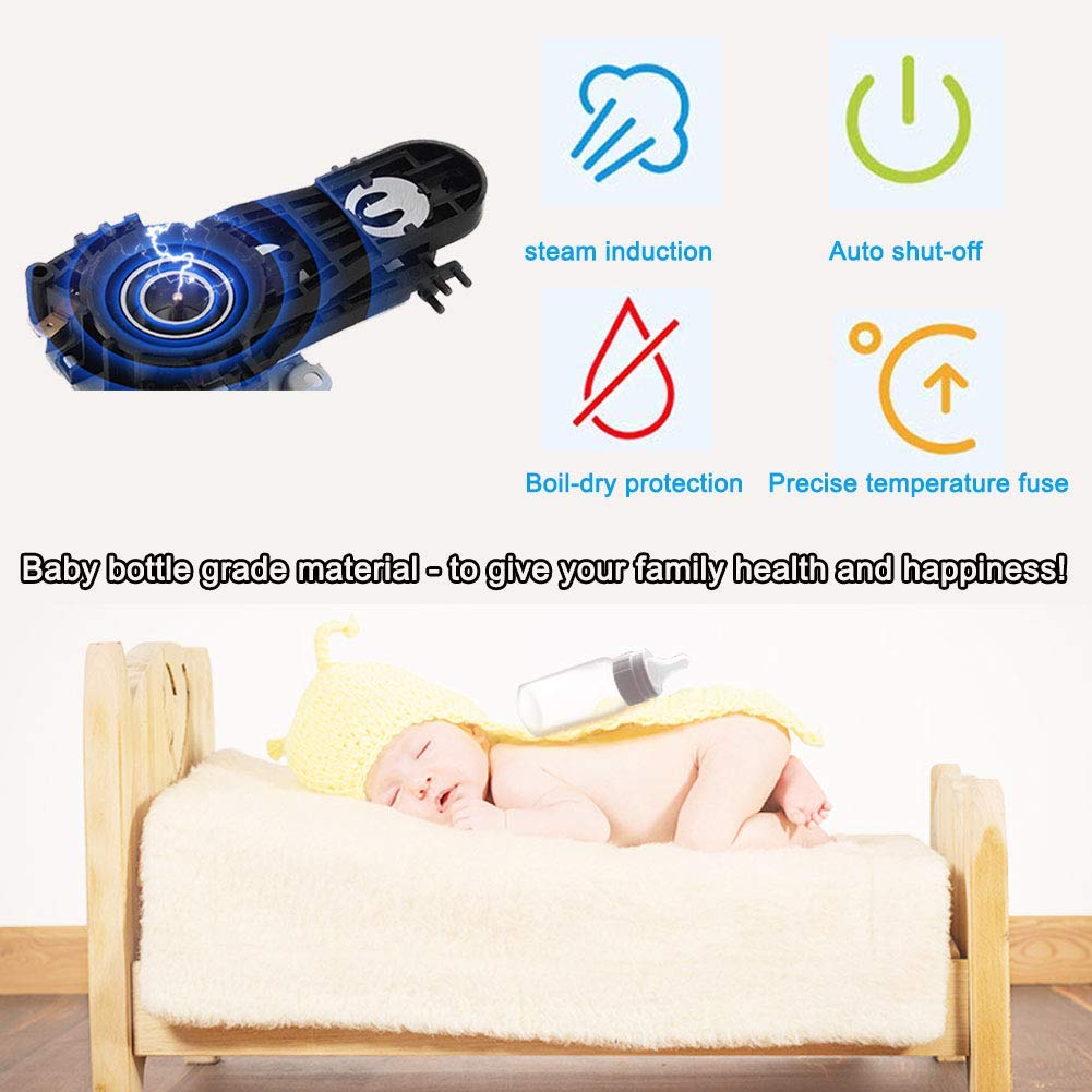 - Bollitore elettrico in vetro da 8 litri, bollitore ecologico da 1800 W con LED illuminato, bollitore senza fili senza BPA con coperchio e fondo interni in acciaio inossidabile, spegnimento