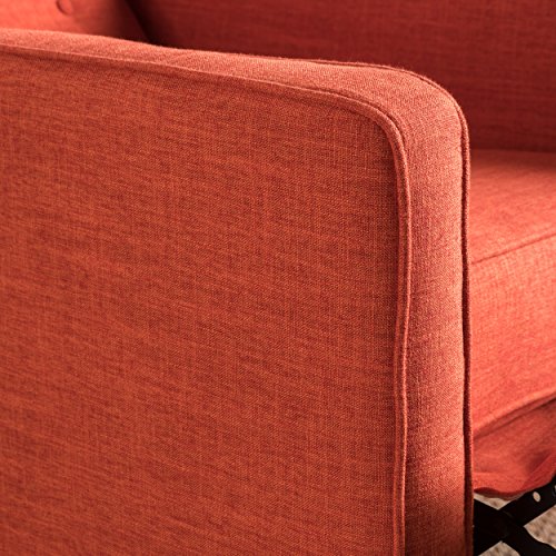 Sillón Moderno Reclinable Naranja miniatura 6