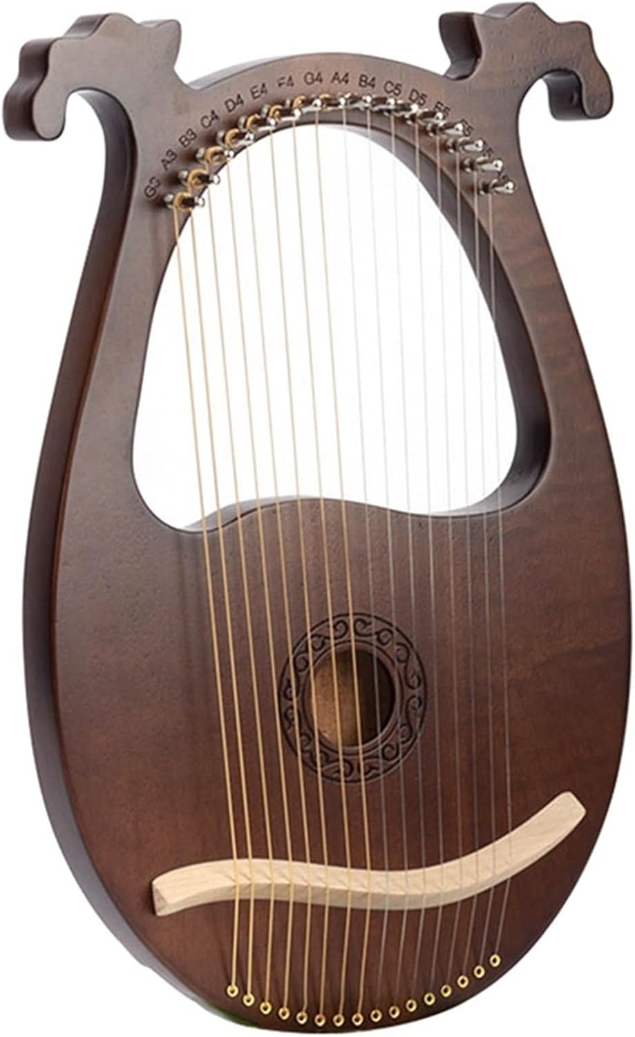 Lyre Harp 16 String Mahogany Lyre Harp String Instrument