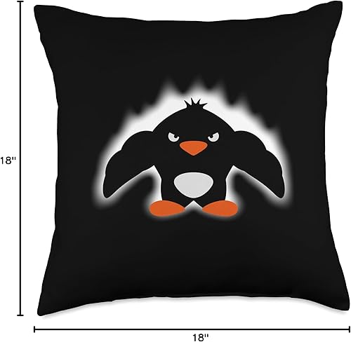 Miniatura 6 de Muscular Biceps Penguin Workout Funny Bodybuilder Almohada de entrenamiento muscular, bíceps, pingüino, bestia, divertida, culturista, 16 x 16