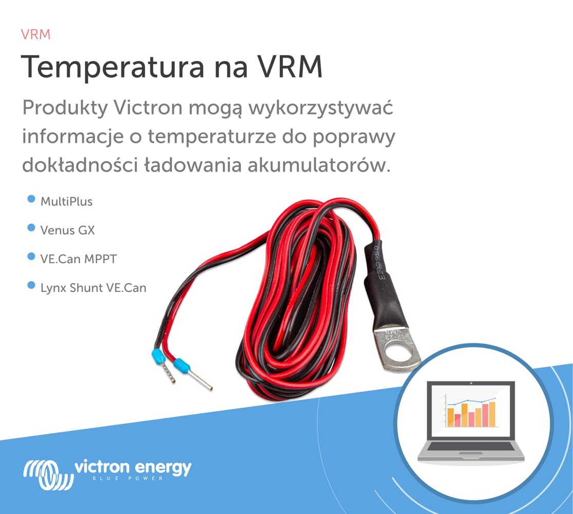 Victron Energy Czujnik Temperatury do Victron Energy Quattro, MultiPlus i urządzeń GX