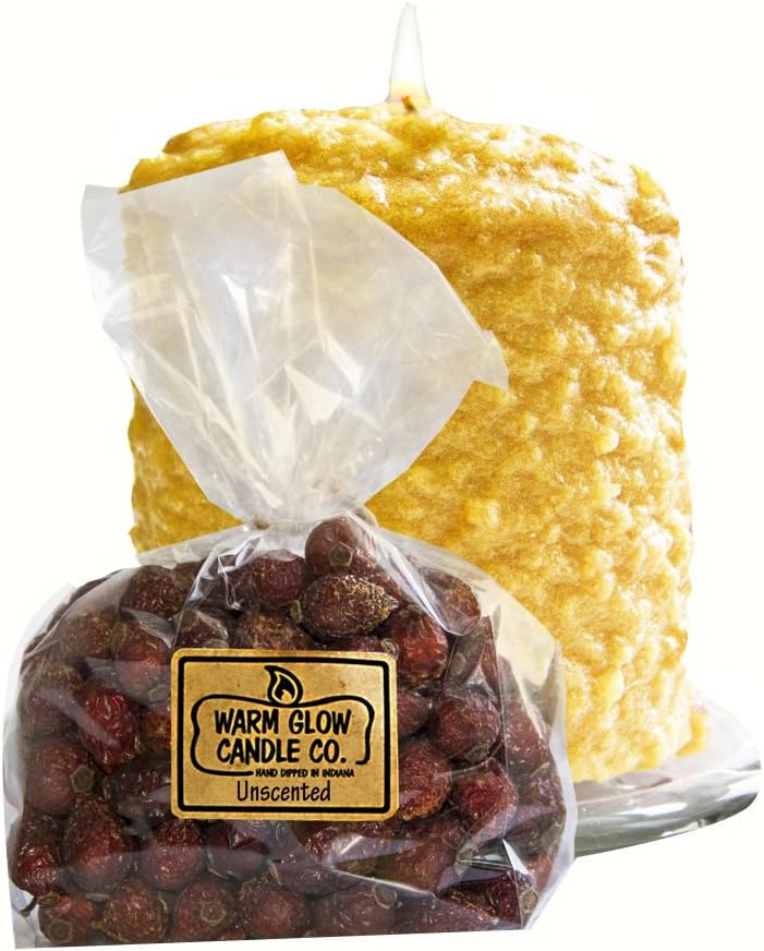 Warm Glow Candle Company Hot Apple Butter Hearth Pillar Candle