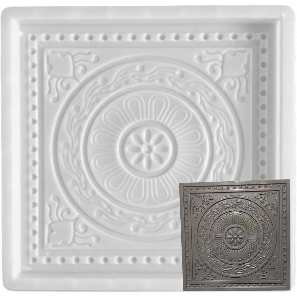 Baokuan Style2 Concrete Molds For Walkways Diy Concrete Stamps Flagstone Casting Concrete Paver Molds Garden Paths Stone Patio Pavers For Garden