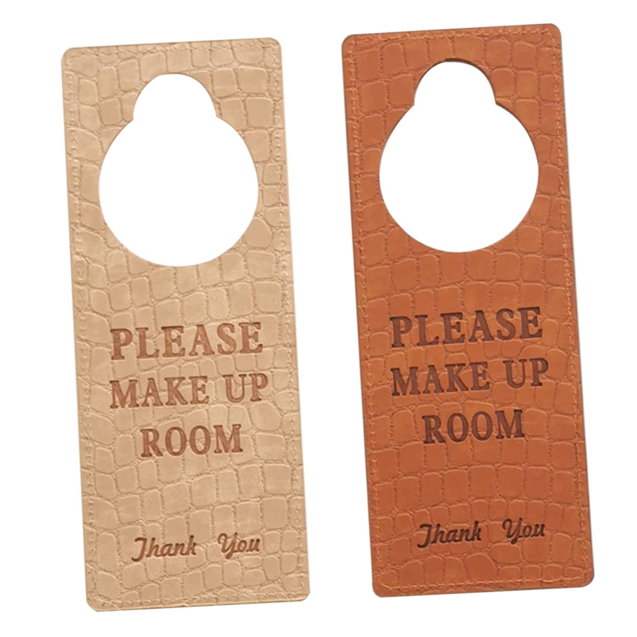 2個セット ドアハンガー リバーシブル 表と裏 ノックしないでください