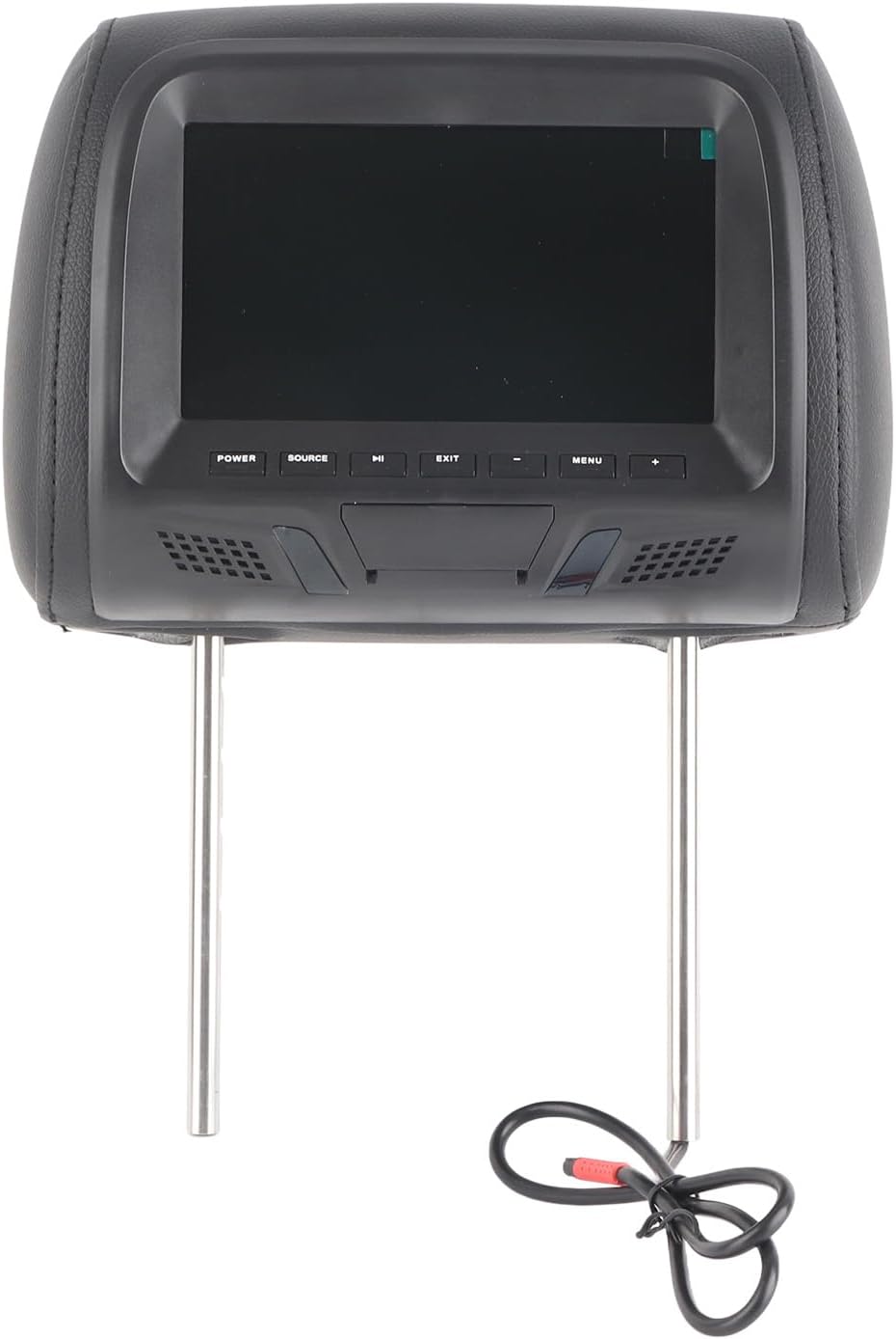 Universal Car Player, Headrest Monitor for Car 7 in Adjustable Headrest LCD Video Player Auto Car Headrest Monitor MP5 Video Media(Black)
