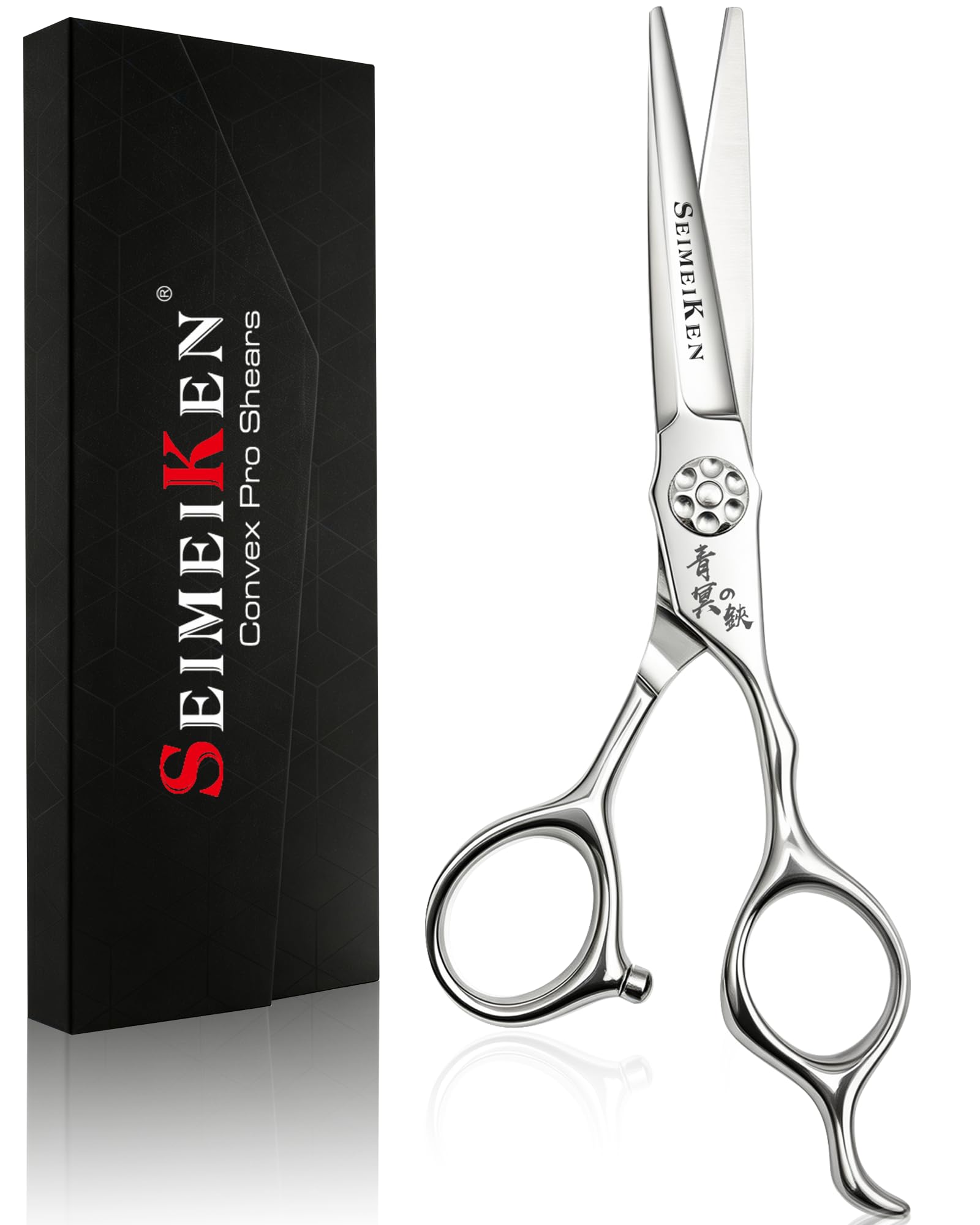Hair Cutting Scissors, 6" Japanese 440C Hair Shears for Barbers
