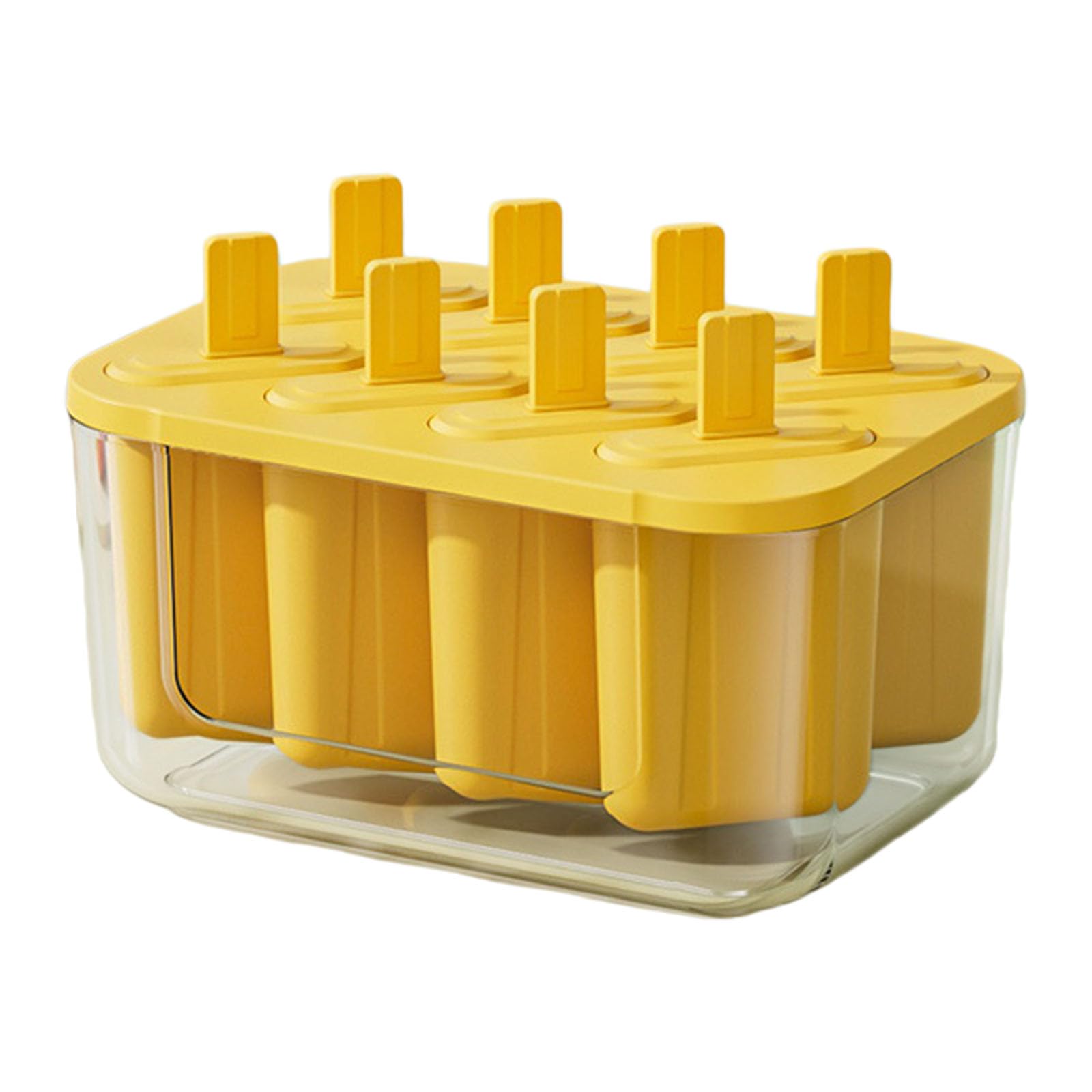 Qisuw Stackable Ice Cream Mold with Lid Easy Release for Homemade Popsicles Kitchen Gadget Creative Ice Lolly Forms