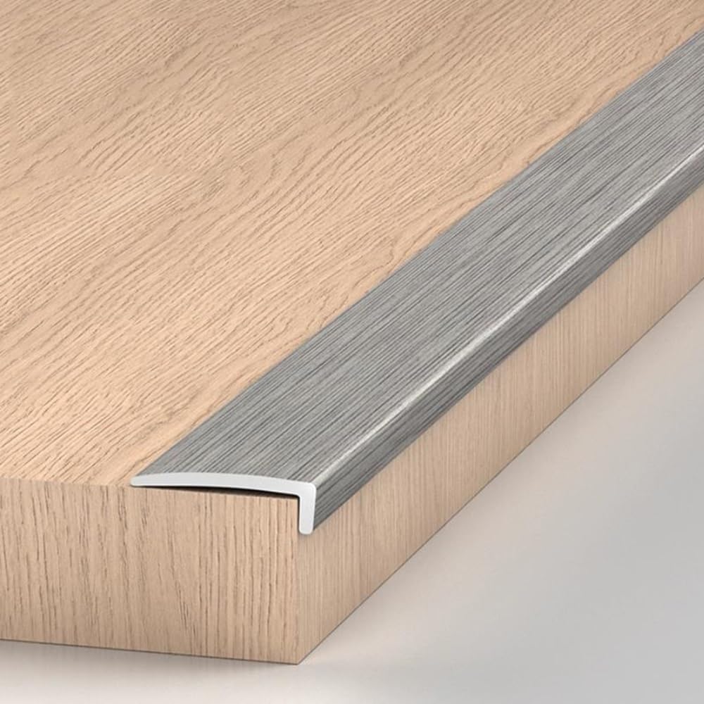 Antislip L-Shaped Stair Nose Molding, Anti-Slip Step Molding Strips, Stair Edge Protector for Corner Guard