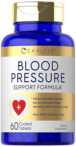 Carlyle Blood Pressure Support Supplement | 60 Coated Tablets |