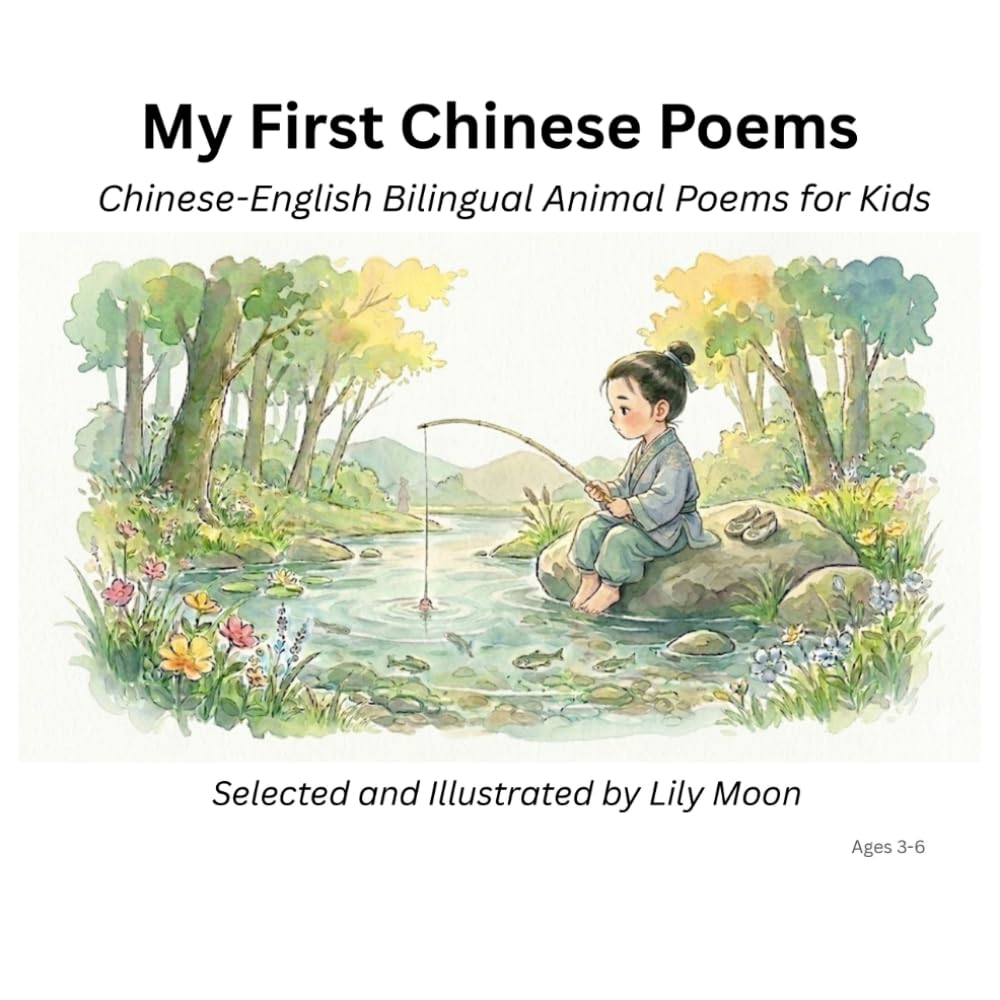 My First Chinese Poems: Chinese-English Bilingual Animal Poems for Kids