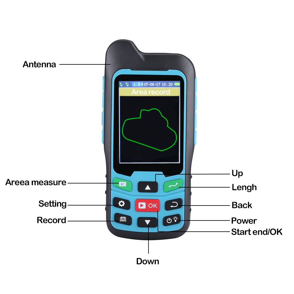 BEVA Handheld GPS GLONASS BEIDOU Length and Land Area Measure
