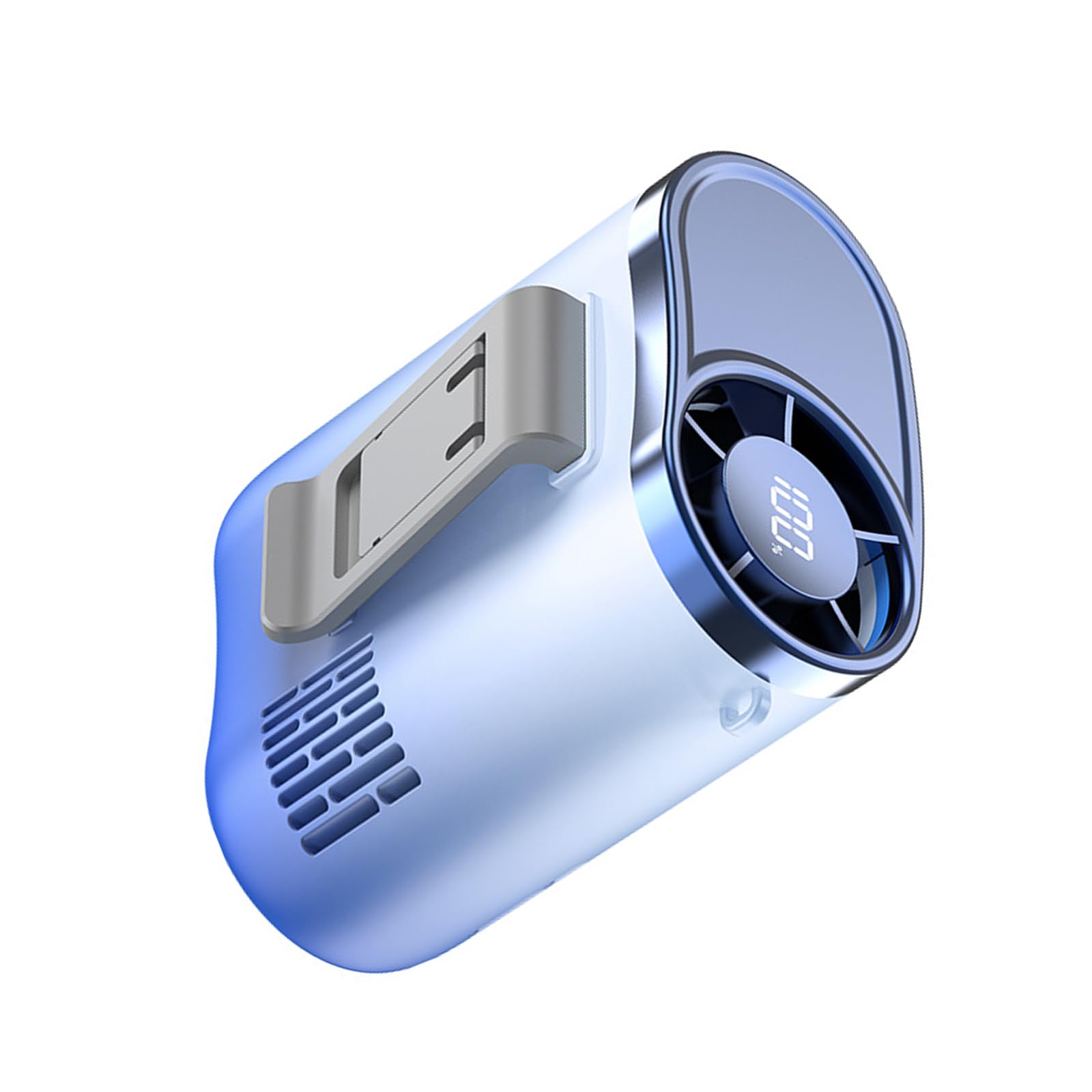 Jazuaiao Compact Rechargeable Clip Fan Quiet Operate Portable Outdoor Clip Waist Fan for Offices, Camping, Travel, Sports for Outdoor Sports