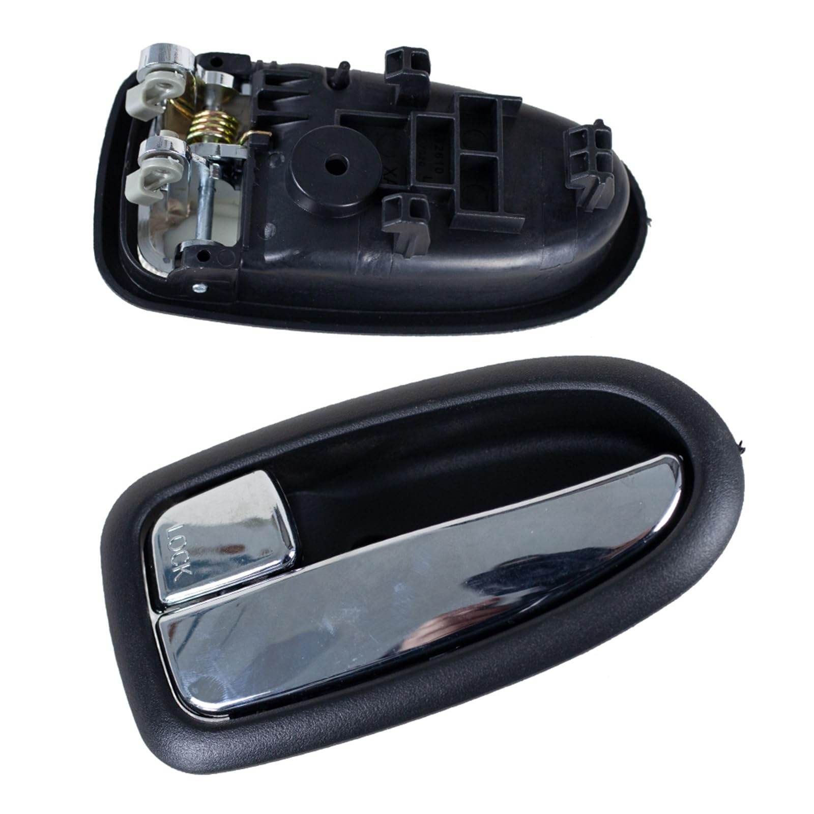 RYNVRNCOE Car Door Handle for Hyundai for Matrix for LAVITA 2001-2010 82610-17000 82620-17000 Car Inner Door Handle Left Right(1 Pcs Chr Left)