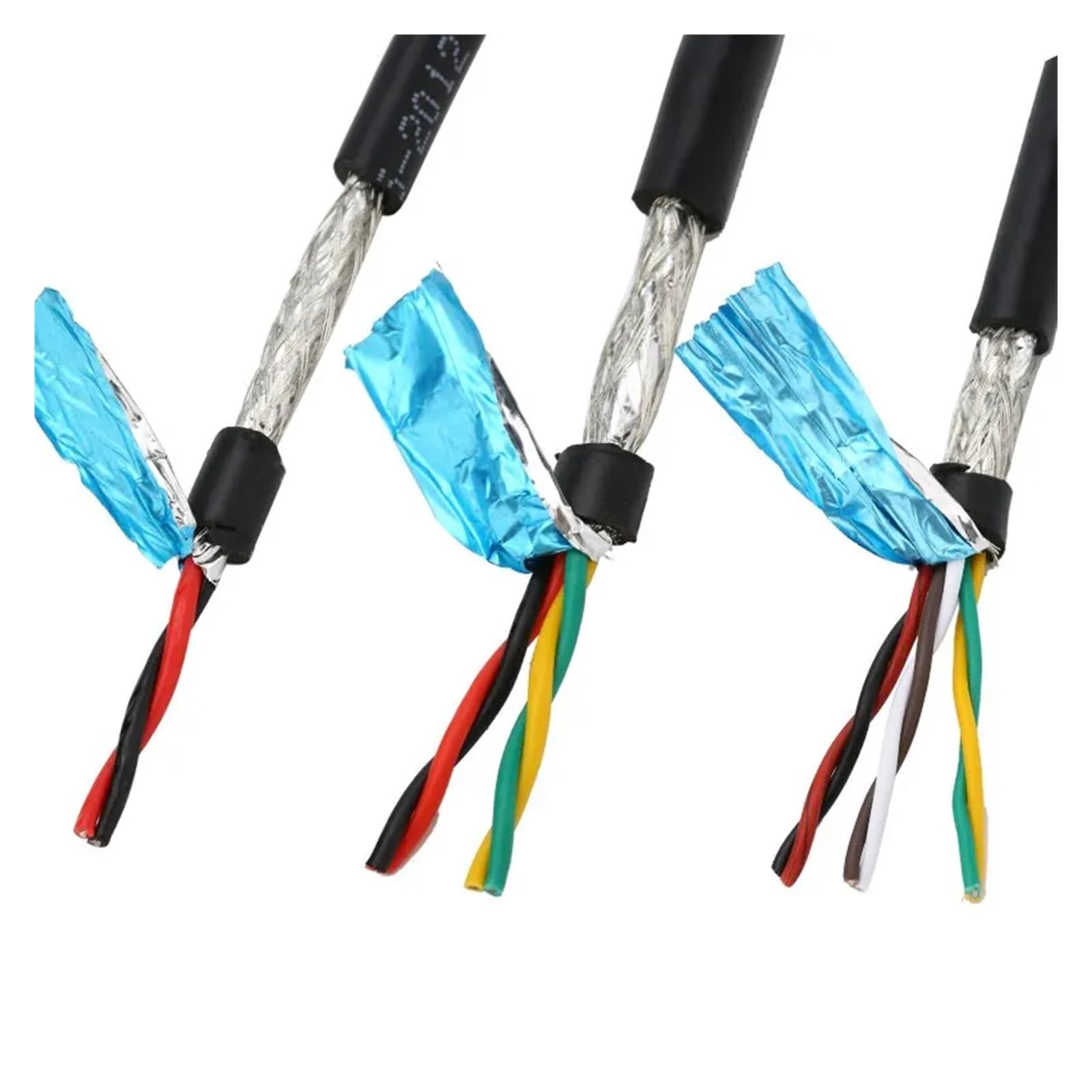 Cavo di segnale schermato, RVSP Cavo schermato a doppino intrecciato in rame puro 17-24AWG 2-8 Core 98 m 485 Segnale(4 Core 18awg 98m)