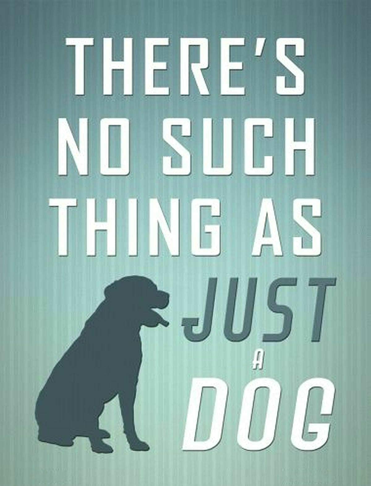 Lawenp There's No Such Thing as Just a Dog Vintage Wall Decor Bar Decor Aluminum Sign for Home Kitchen Bar Funny Sarcastic Metal 8 x 12 Inches Tin Sign