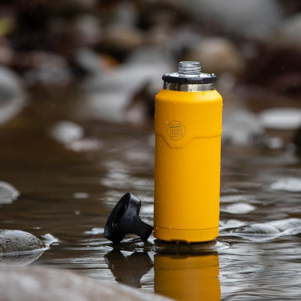 BOTE MagnePod Drinkware MagneBottle includes Screw on Cap with Grab Handle Bottle Magnetically attaches to Compatible SUPs Kayaks Floats Hangouts 36 oz Multiple Colors