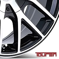 Vista 3 de TR60 20x8.5, Patrón de pernos: 5x112/120, Desplazamiento: 40, NEGRO/CARA MECANIZADA/ANILLO NEGRO, juego de 1