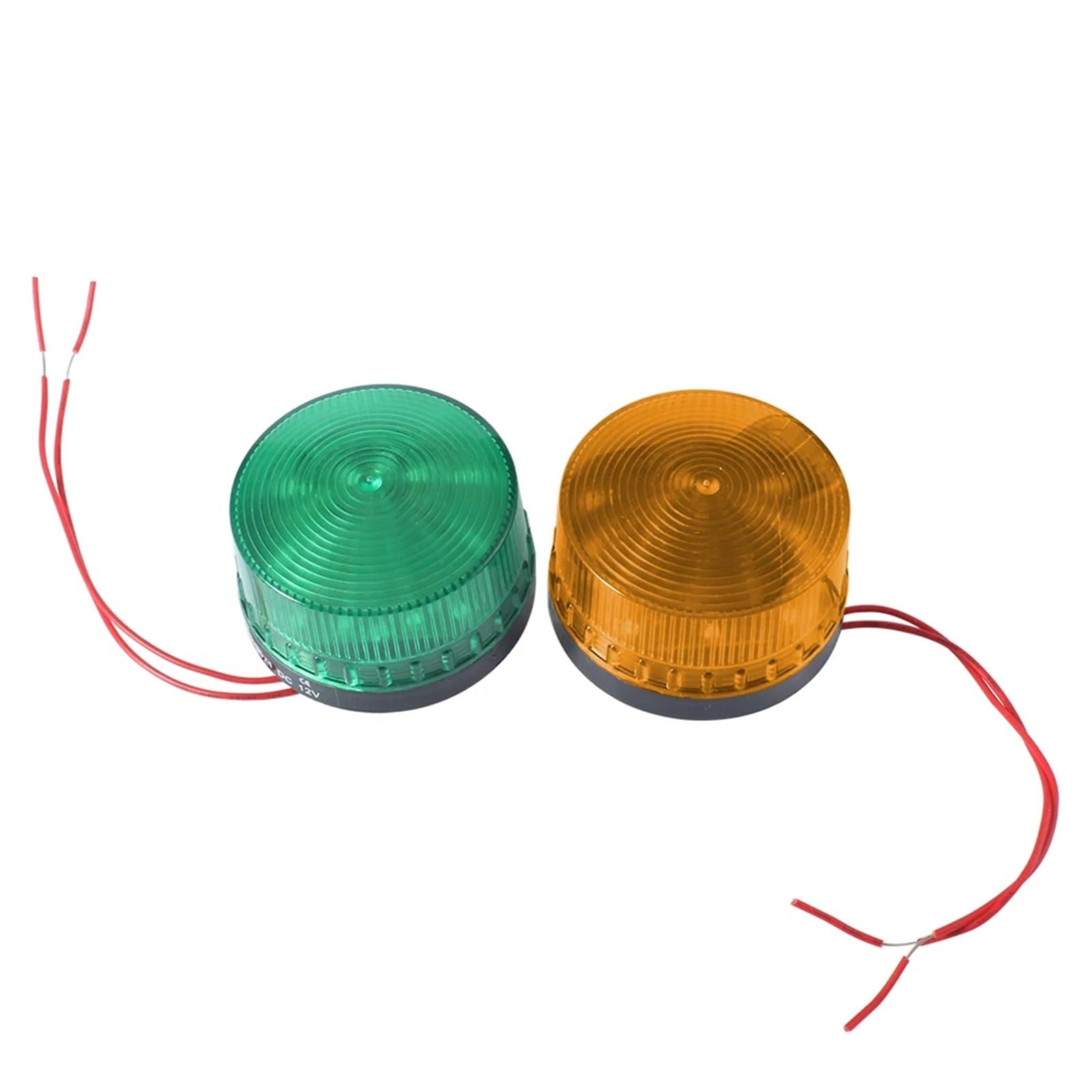 12V 24V 110v 220V Signal stroboscopique Avertissement lumineux LED -3071 Indicateur LED Lampe Petite lumière clignotante Alarme de sécurité Lumière Aucun son(Blue-110V)