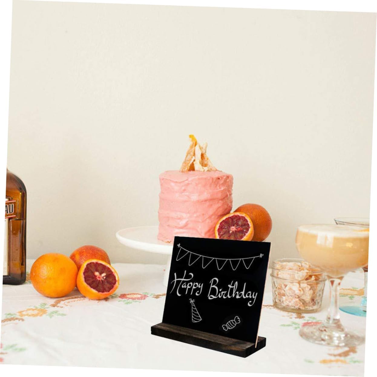3pcs Mini Wooden Chalkboards for Display Vintage Message Boards
