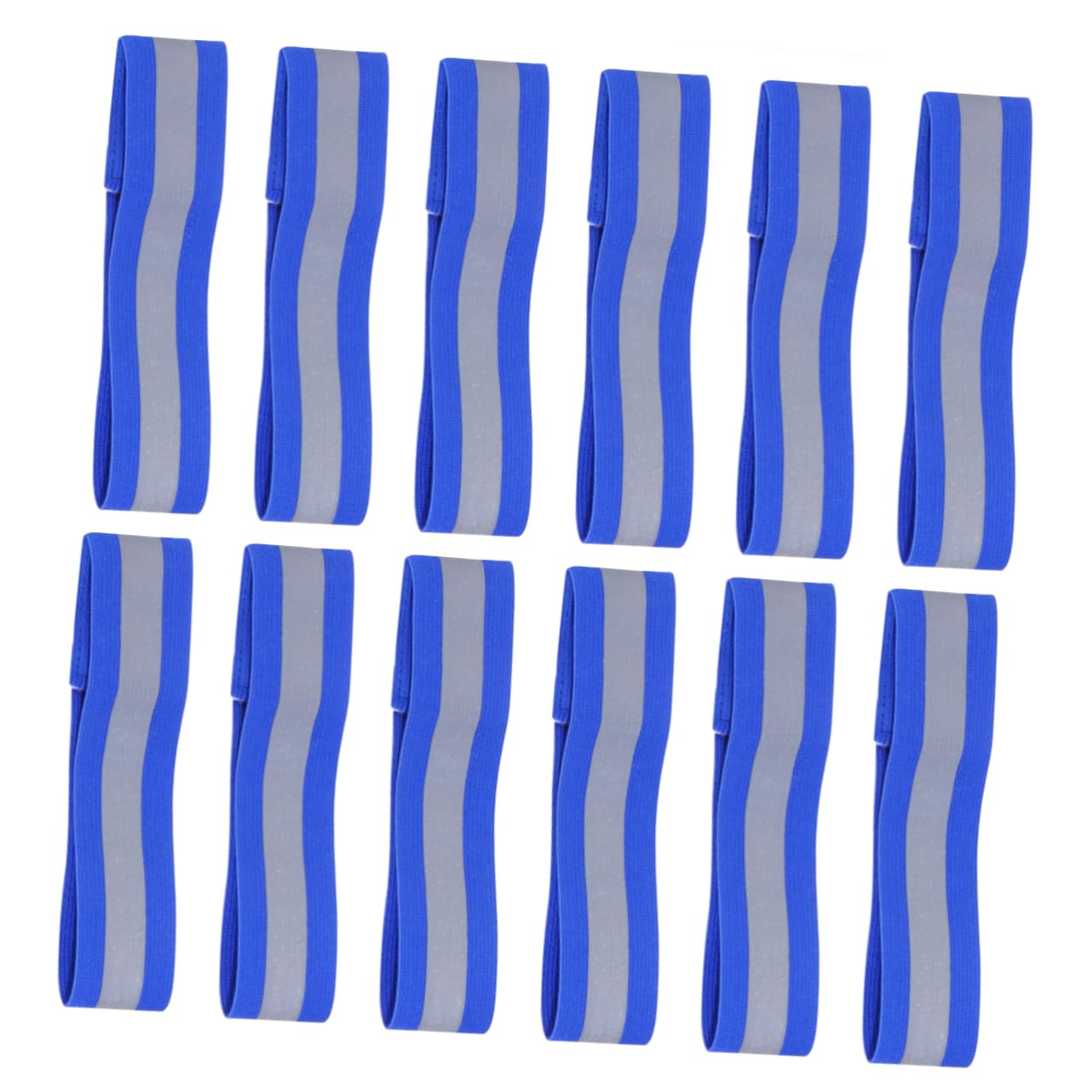 BESPORTBLE 36pièces Brassard Réfléchissant Lumineux Arm Band Sécurisé pour Course Cyclisme Et Jogging Nocturne Accessoire De Sécurité Outdoor Bleu