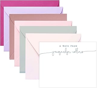 Co Calligraphy Note Cards Cards - Custom Thank You Notes, Personalized N...