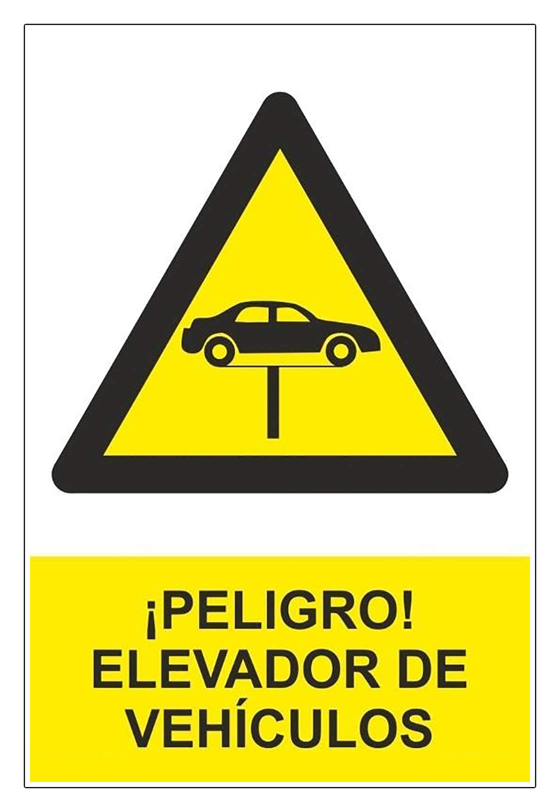 Cartello Adesivo Passo Carrelli Elevatori - Alluminio 210x300 Mm - RIF. RD30906 - Norma ISO 7010
