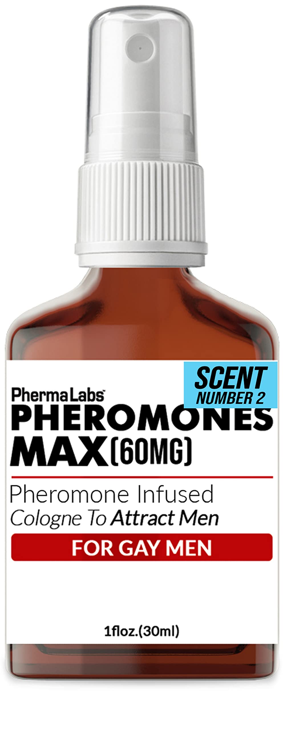 Pheromones Max Cologne for Men that want other Men - Most Potent Pheromone - Infsued Cologne for Ulitmate Allure 1 oz bottle (Scent Number 2)