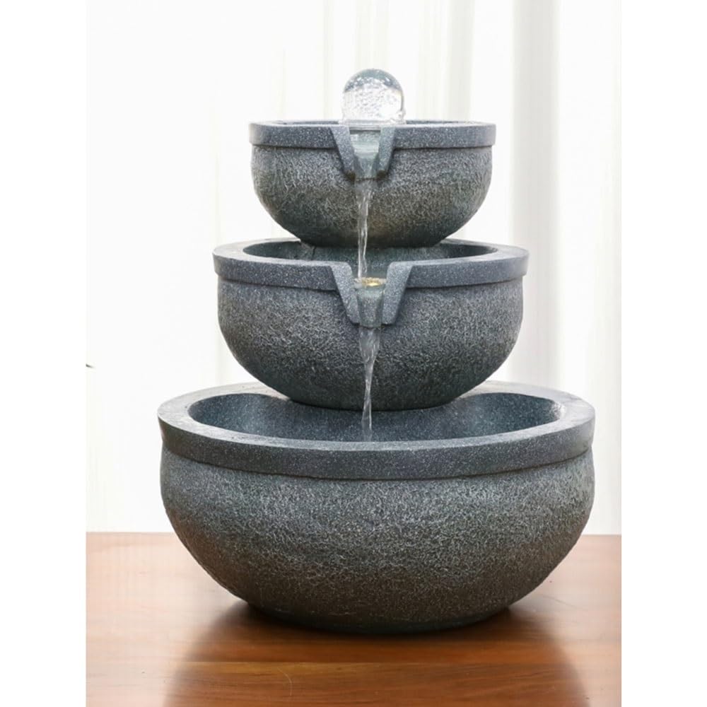 Fontana da Tavolo Moderni Ornamenti ad Acqua Corrente, Acqua circolante, Soggiorno, Fortuna, scrivania, Sfera Feng Shui, umidificazione Fontana Interna