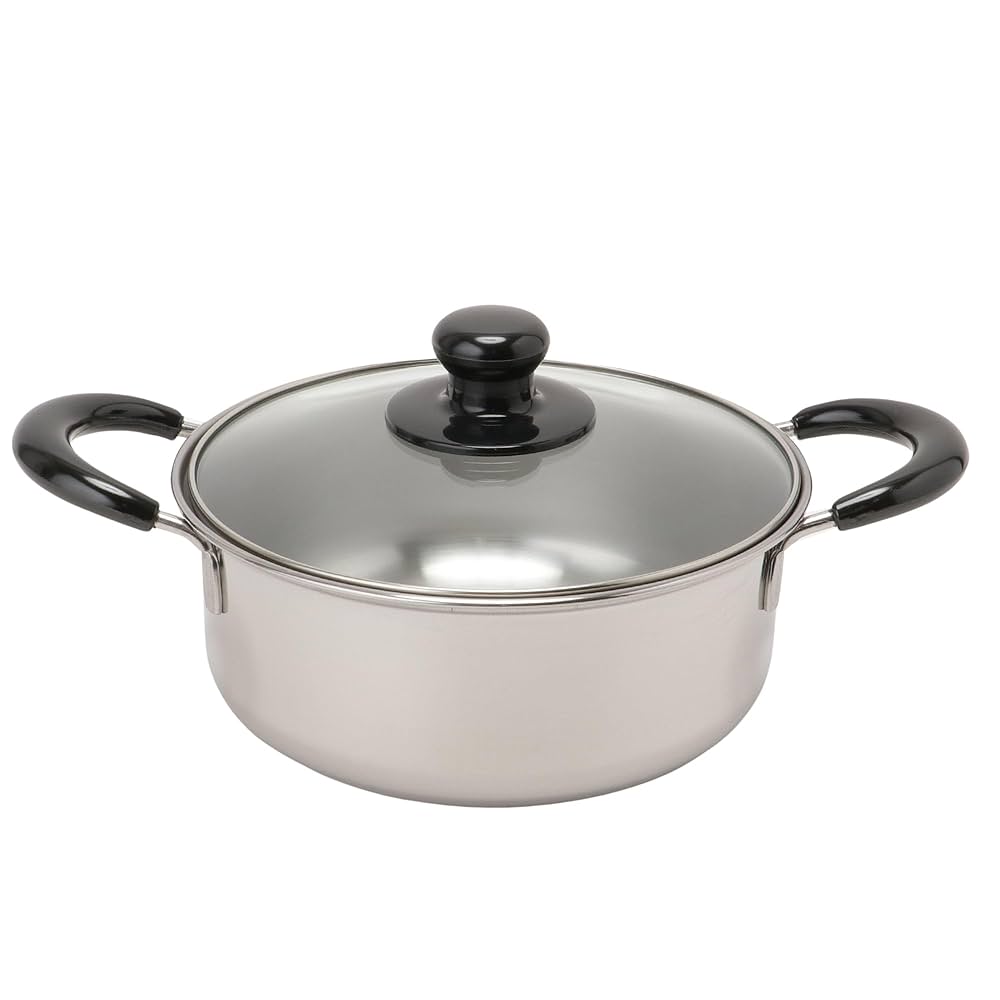 ステンレス製 両手鍋 蓋付き 楽天市場】両手鍋 22cm IH対応 ステンスター （ ガス火対応 鍋