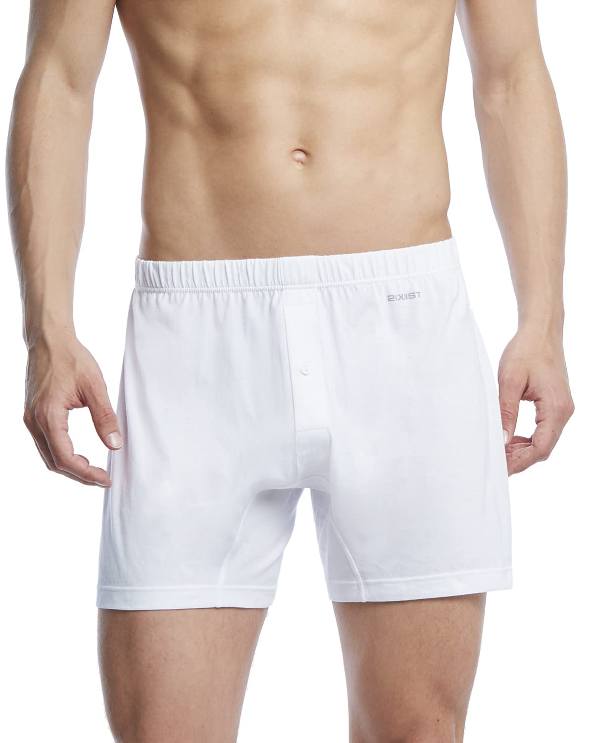 2(X) IST mens Pima Cotton Knit Boxer