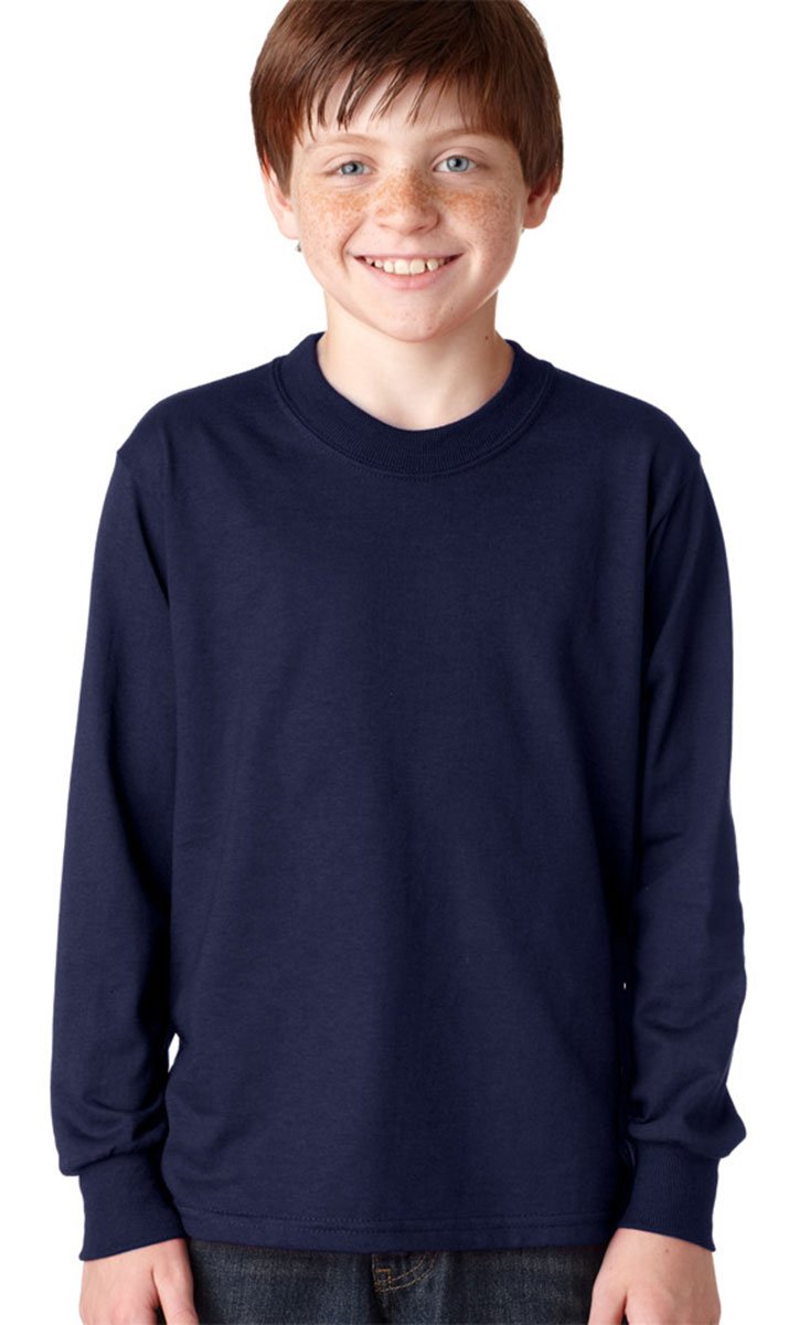 Jerzees 29BL Youth 5.6 oz 50/50 Long-Sleeve T-Shirt