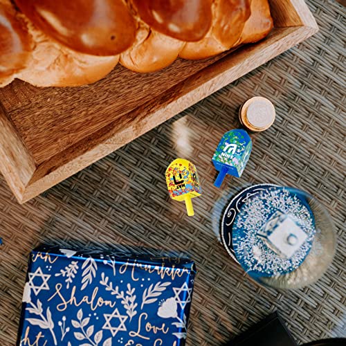 Rite-Lite-Splash-Wooden-Colorful-Dreidel-Set-of-3-Chanukah-Painted-Wooden-Dreidels-Hanukkah-Party-Games-Gifts-Jewish-Games-Bulk-Multicolor-Draydel-Pack-with-Hebrew-Lettering-Hours-of-Fun