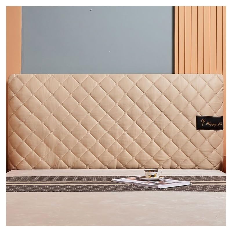 Bett Kopfteil Bezug 190cm | Plüsch Hülle Staubdicht | Elastische Kopfteilabdeckung