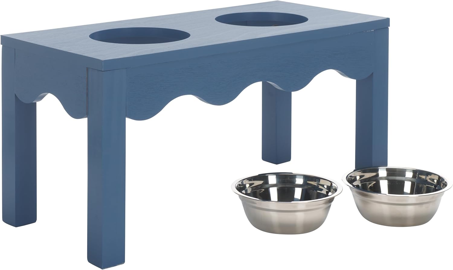 SAFAVIEH Home Collection Lilith Matte Black Elevated Raised Pet Feeder Dog Bowl Stand