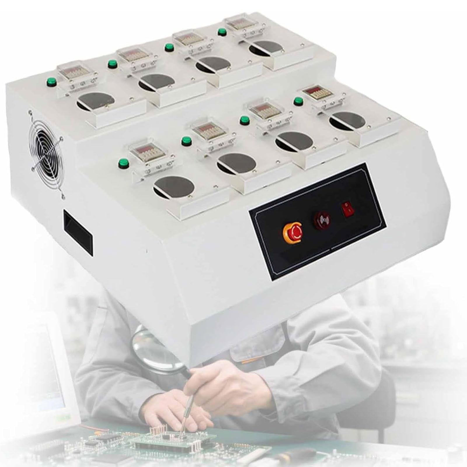 Máquina de calentamiento de pasta de soldadura, control de temperatura totalmente automático para un ablandamiento eficiente de la pasta de soldadura, equipo de calefacción de jeringa, ideal para