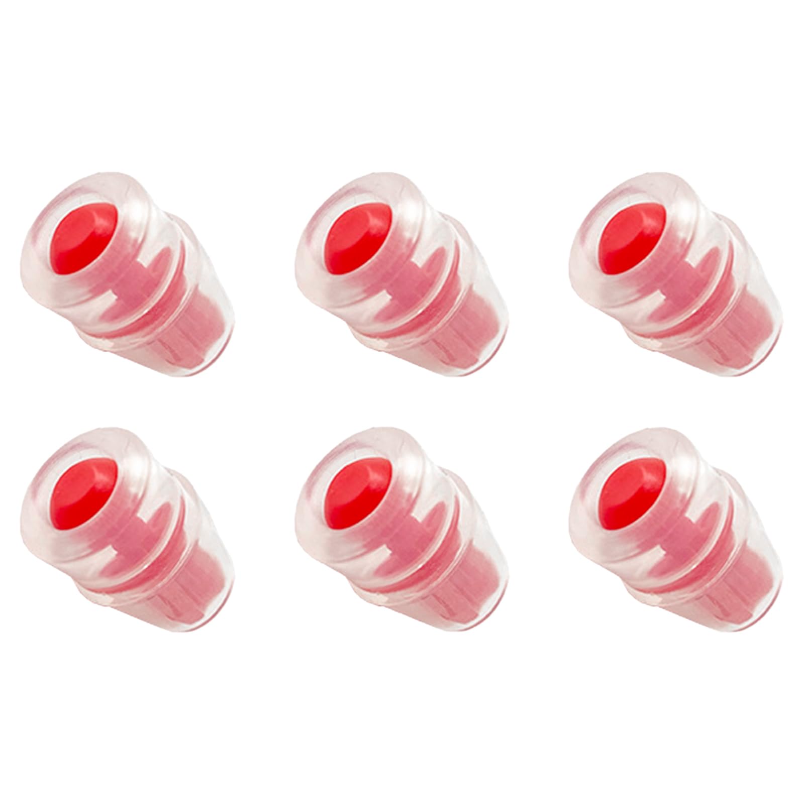 6-Pack Bite Valve Replacement Sheath - Silicone Hydration Pack Bite Valve Nozzle Mouthpiece for Hydration Systems