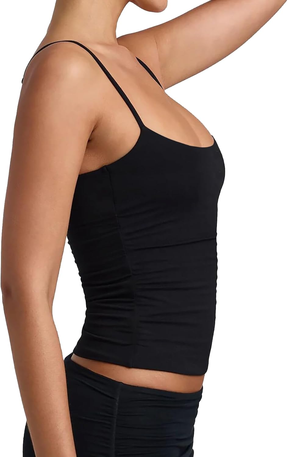 Jar of Love Women's Double Lined Spaghetti Scoop Neck Tank Tops 2025 Adjustable Cute Summer Sleeveless Tops - Image 4