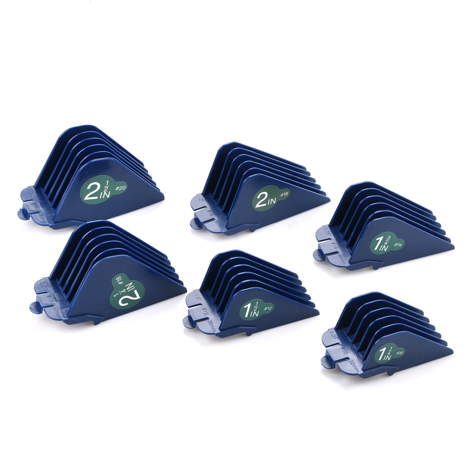 6PCS Clipper Guide Combs 1.25