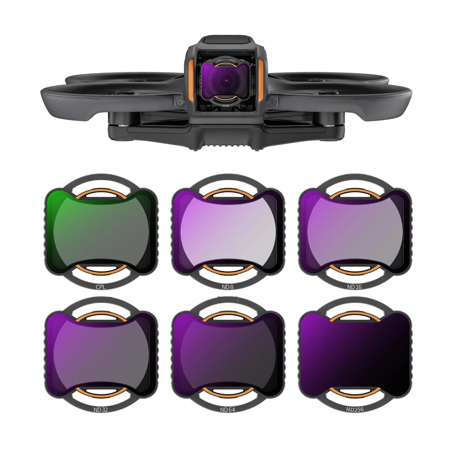 Compatible Con DJI, Avata 2, Paquete De 6 Filtros ND CPL