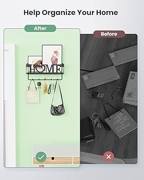 Amazon.com: OHOBABY Key Holder for Wall - Key Rack with 5